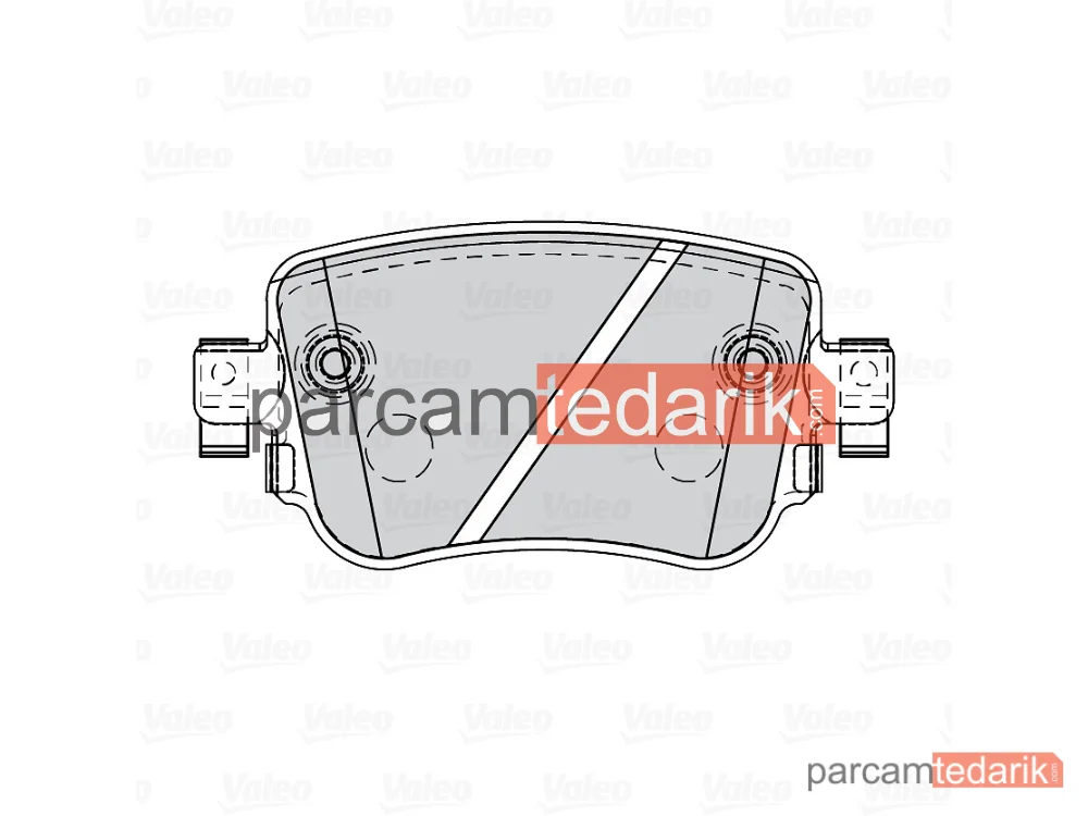 VALEO 670392 | Fren Balatası (Arka) — Seat Leon ST, Skoda Octavia III, VW Caddy IV